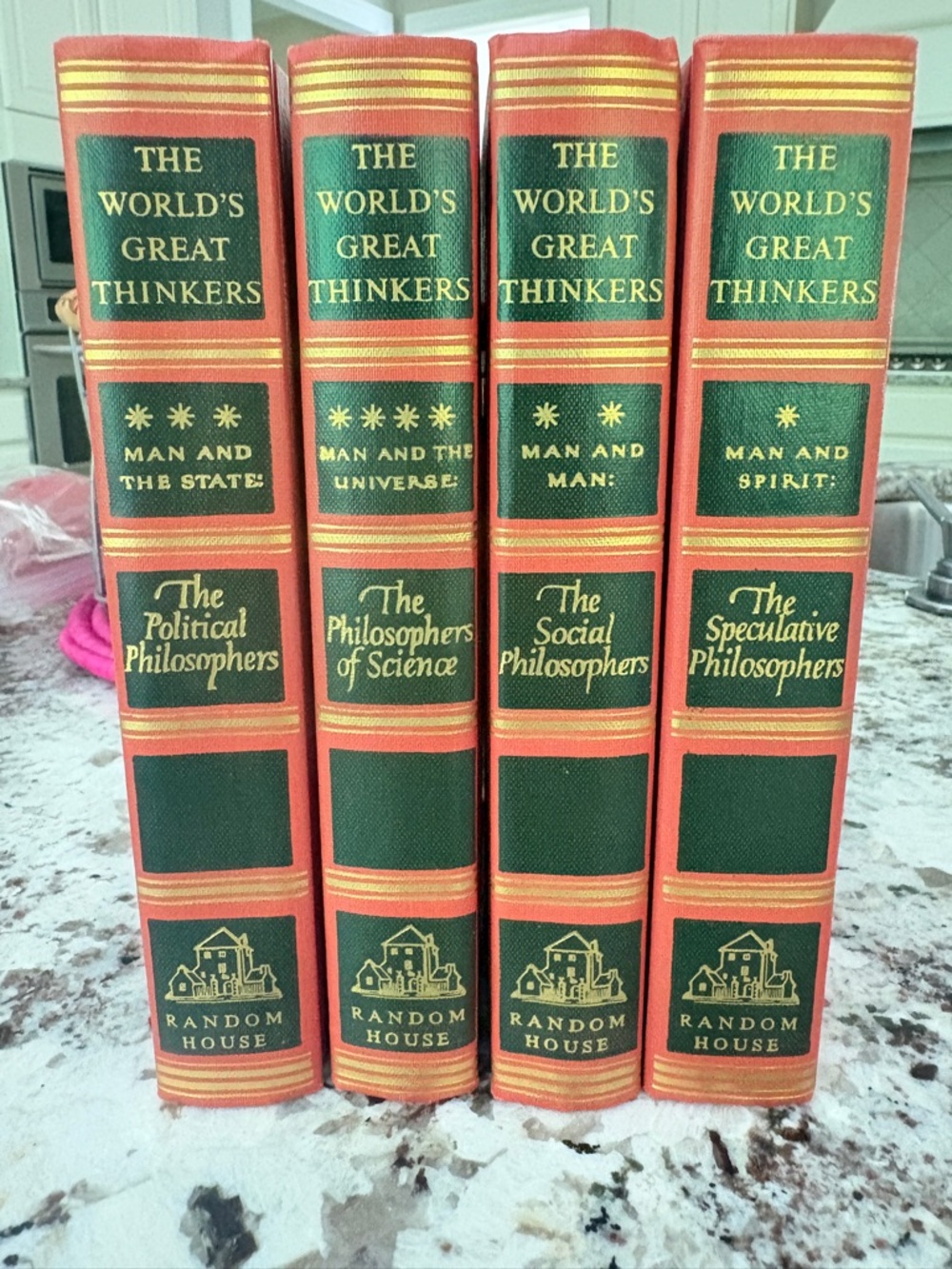 The World's Great Thinkers Book Set - Red and Green